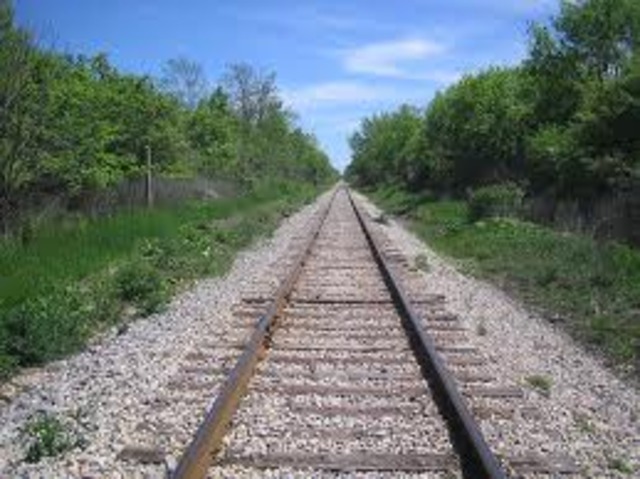 Cross country rail road