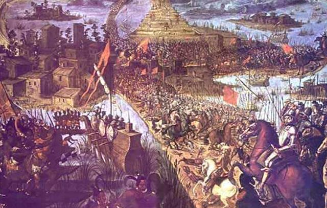 La caída de tenochtitan