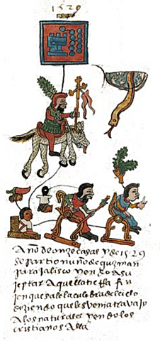 Llegada de Nuño Beltrán a Tzintzuntzan