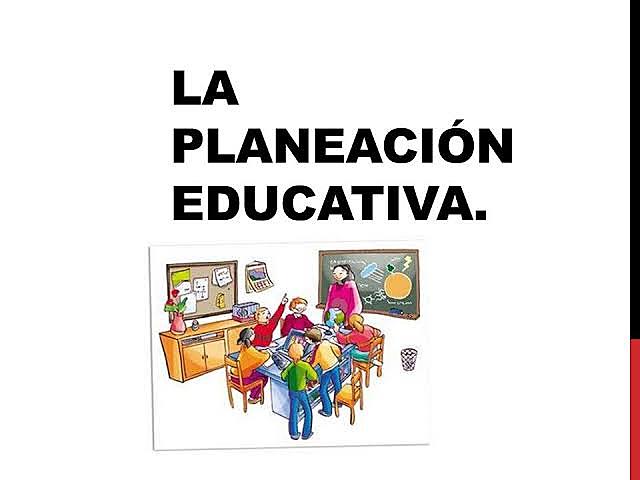 Aparece el término "Planeación educativa"