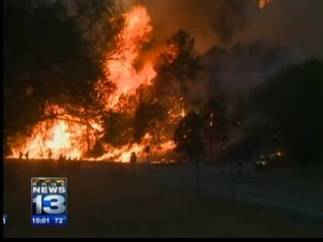 The Mayhill Fire starts