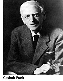 Descubrimiento de  las vitaminas