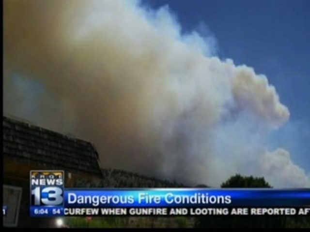 MIller fire grows; danger affects holiday