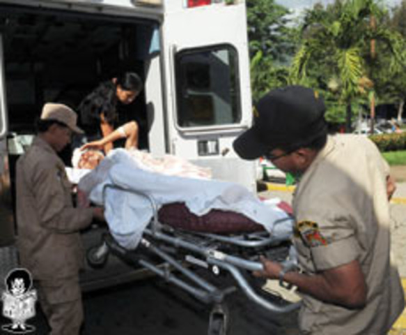 Sufrio una hemorragia interna