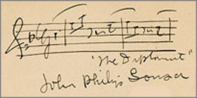 Sousa assumes leadership of the US Marine Corp Band at age 26