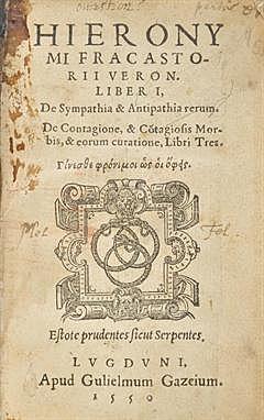 Libro "contagione et contagiosis morbis et eorum curatione"