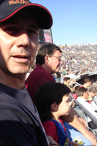 Primer cop al Camp Nou