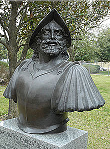 Llegada de Álvar Núñez Cabeza de Vaca