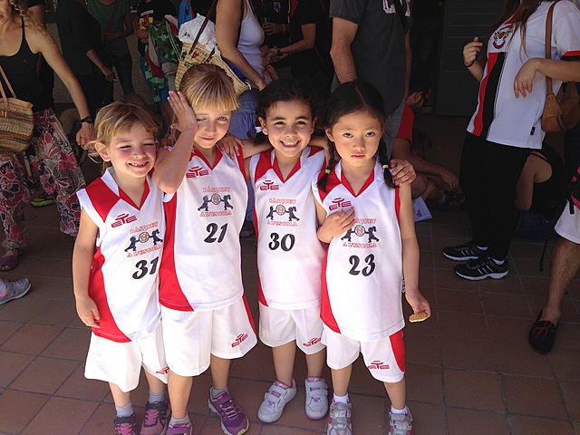 Primer partit de bàsquet