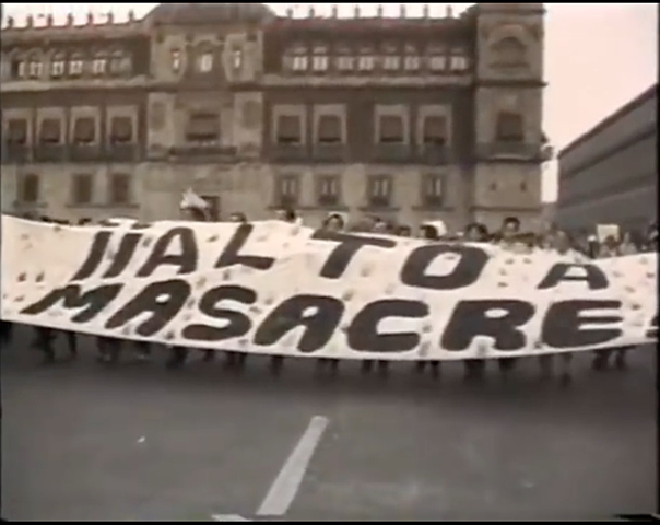 Marcha por La Paz. "Alto a la masacre"