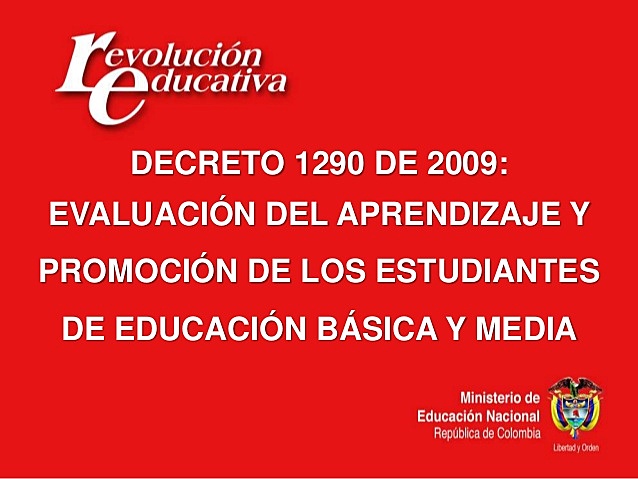 Decreto 1290 de 2009