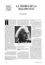 Publicació de la teoria de la relativitat