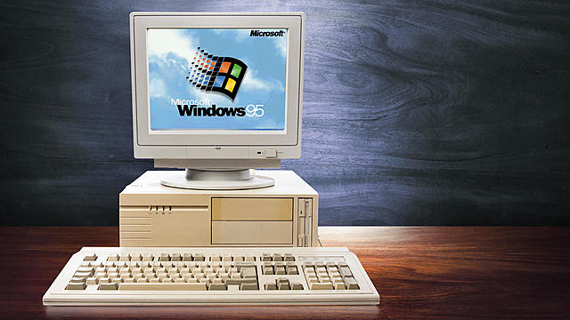 La llegada de Windows 95.