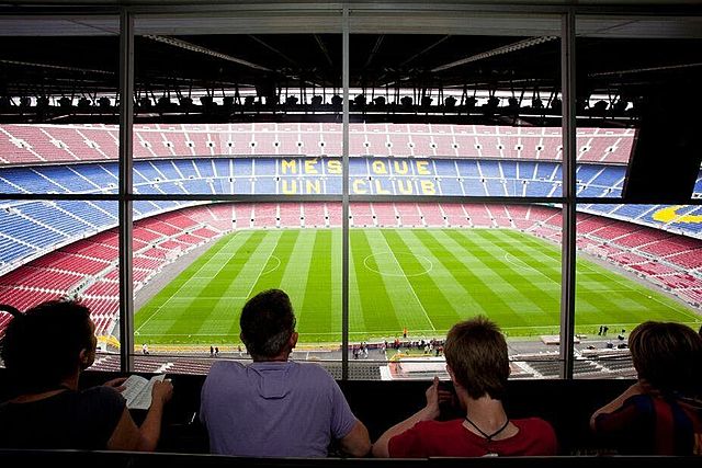 La meva primera visita al Camp nou