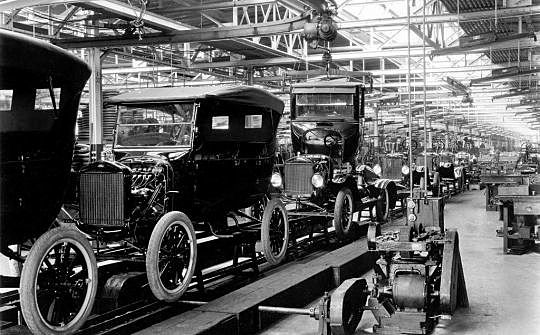 La cadena de muntatge de Henry Ford