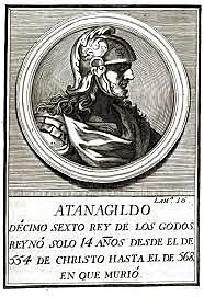 Reino visigodo en Toledo con Atanagildo