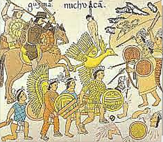 Llegada de Nuño Beltrán a Tzintzuntzan