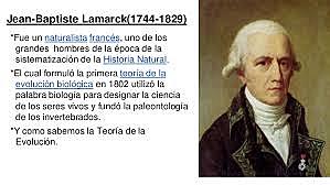 Jean Baptiste Lamarck.