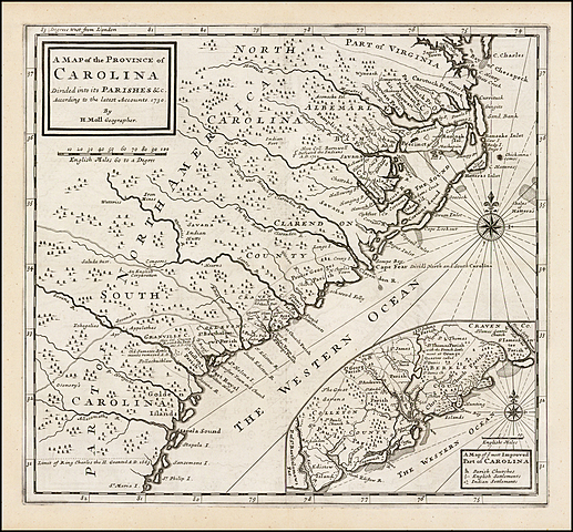 Province of Carolina sells to the Crown