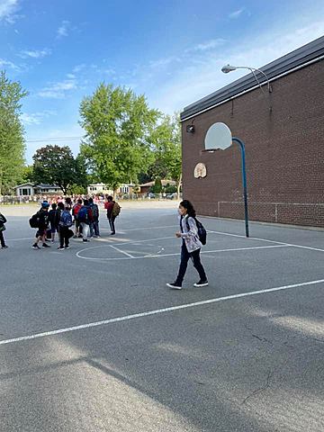 Mon arrivé a ma première journée d'école