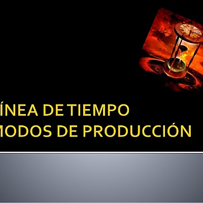 Timeline: Actividad 3. Un paseo por las transiciones del sistema económico
