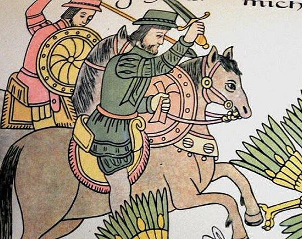 Llegada de Nuño Beltrán a Tzintzuntzan