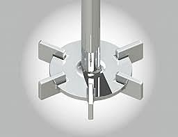 Características de potencia de los impulsores de mezcla "Turbina Rushton"
