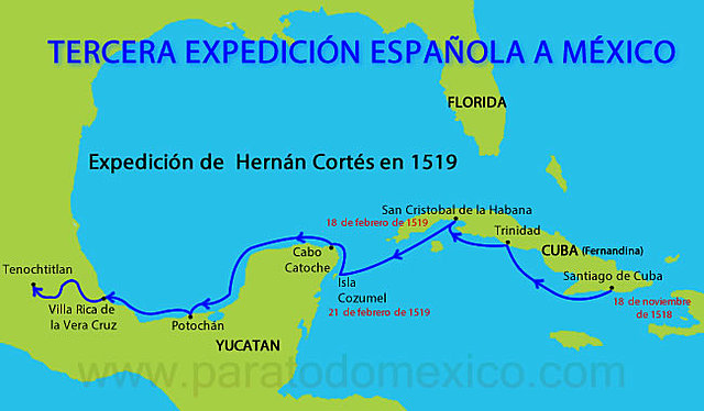 Inicio de las expediciones a cargo de Nuño Beltrán