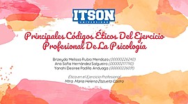 Timeline: Principales códigos éticos del ejercicio profesional de la psicología