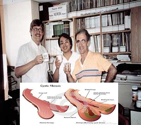 Lap-Chee Tsui, Michael Collins y John Riordan