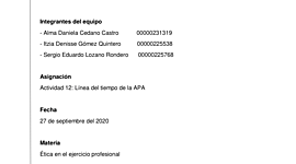 Timeline: Emprendimiento Act.12