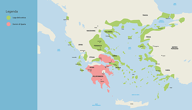 inizio guerra del Peloponneso