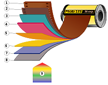 le négatif moderne et la couleur