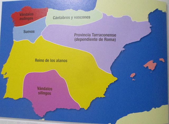 Invasión de suevos, alanos y vándalos