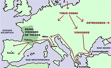 LLEGADA DE LOS VISIGODOS