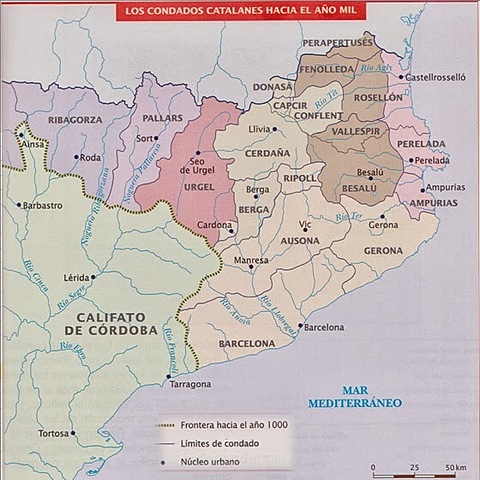 Formación de los Condados Catalanes