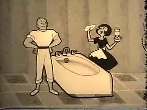 El nacimiento del jingle de televisión de más larga duración,  el anuncio de Mr. Clean, que todavía se utiliza hoy.