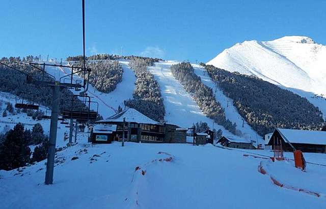 Vaig per primer cop a esquiar