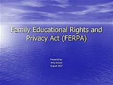 Family Educational Rights and Privacy Act
