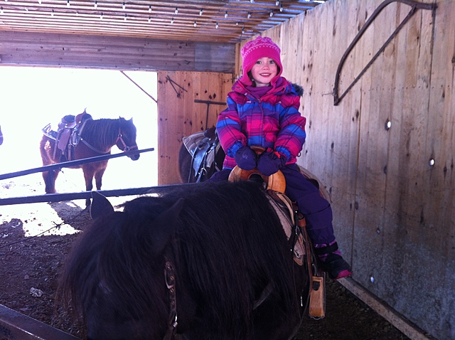 la premiere fois que j'ai fait du cheval