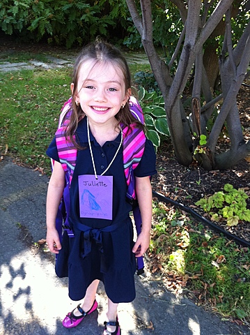 ma premiere journée a la maternelle