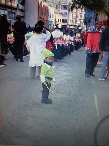 Mis primeros carnavales.