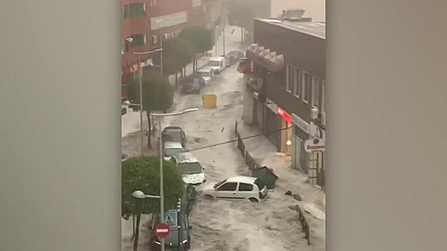 Tornats, Plujes i incendis seguits a Madrid