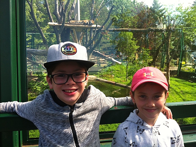 au zoo avec ma famille