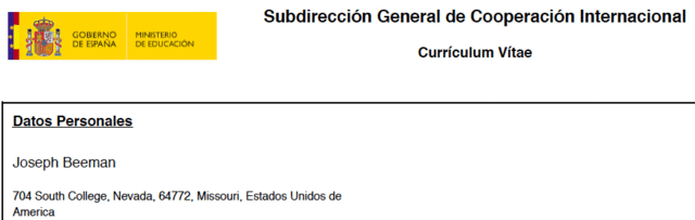 Confirmació adjudicació de l'auxiliar de conversa de llengua anglesa