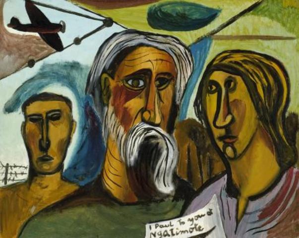 First religious painting