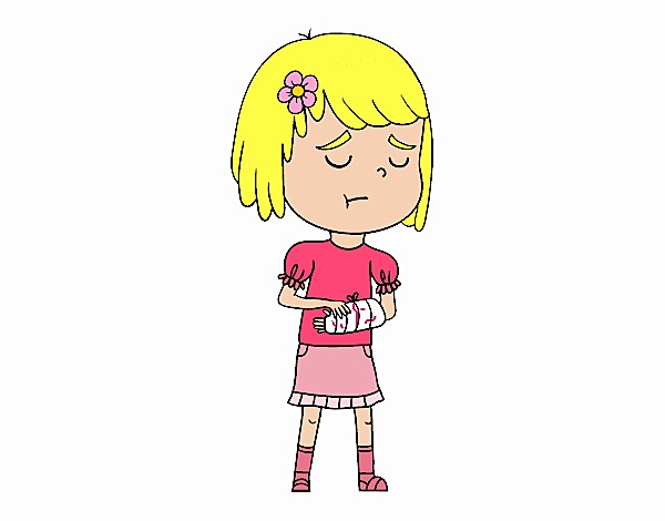 em trenco el braç per primer cop