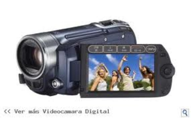 Cámara de vídeo con CD