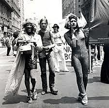 Marsha P. Johnson begins dressing fully in womens clothing and makeup.