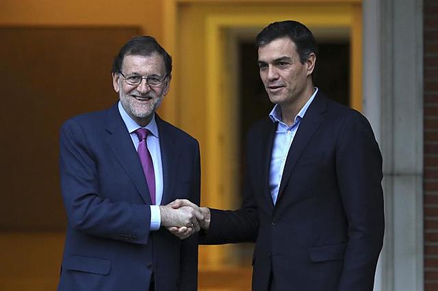 Rajoy es canvia per Pedro Sanchez